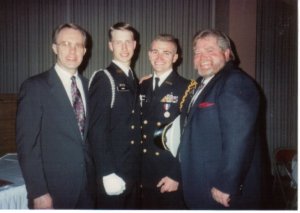 Josh and his Father, Lloyd (Left). June 1992.